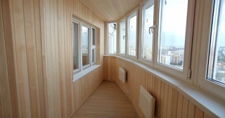 Внутренняя отделка лоджии Добрянка, цена от 210 руб. м2